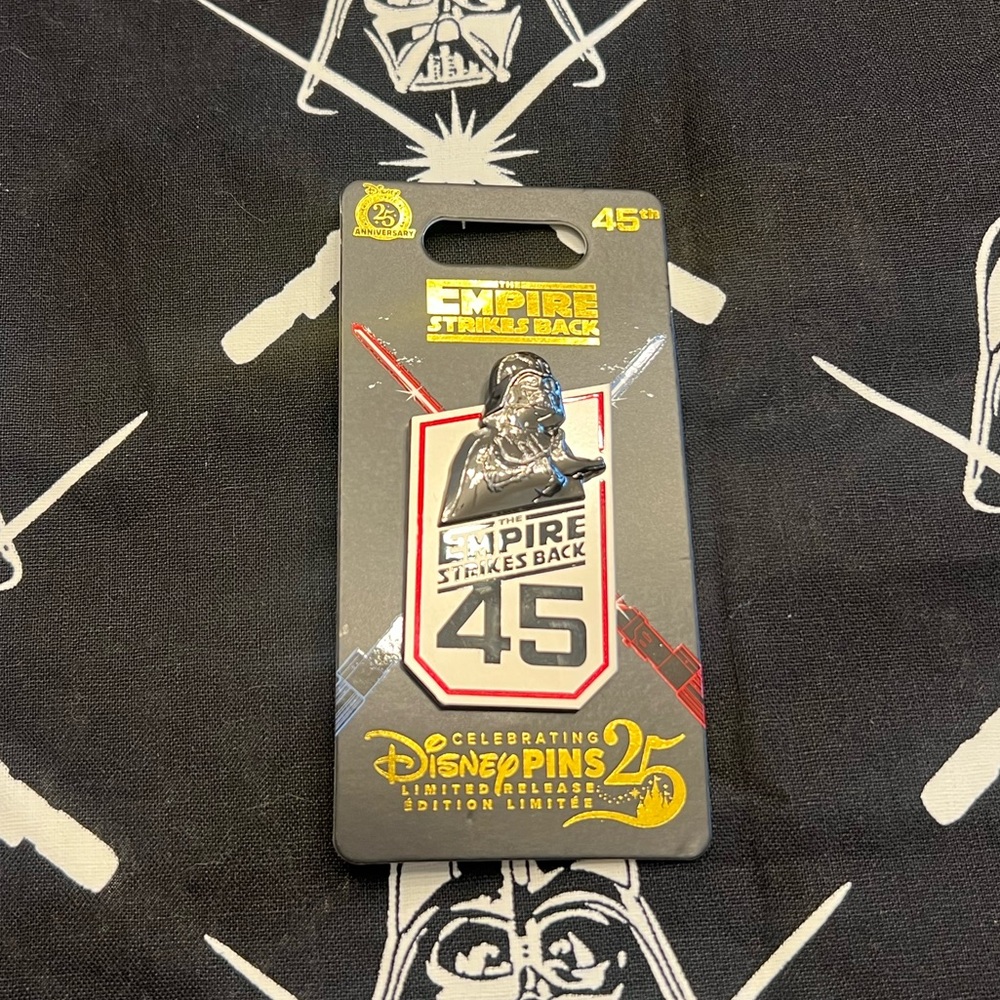 Disney Star Wars Empire Strikes Back 3D Pin Limited Release 2025 NWT